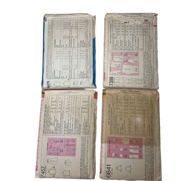 Vintage Simplicity Sewing Patterns For Boys Size 6 - 8 - Picture 6 of 7